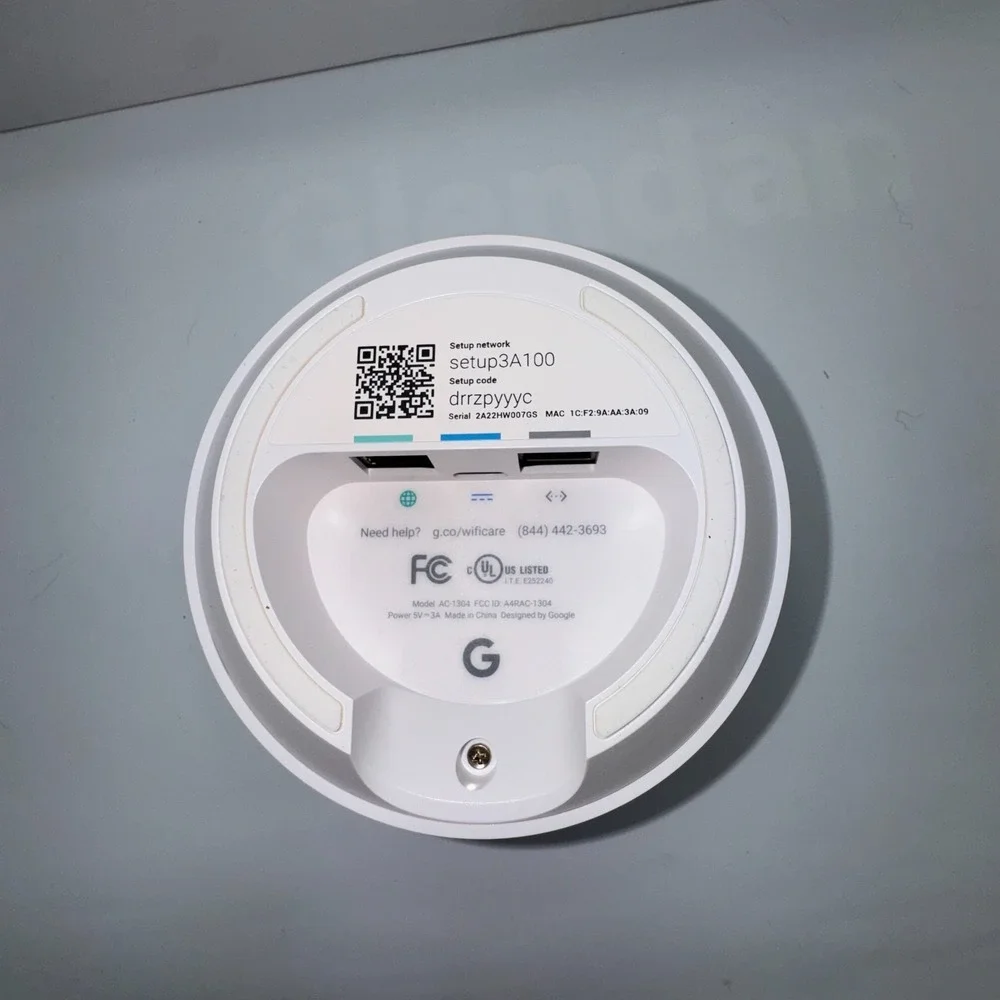 Google AC-1304 Whole Home Mesh Wi-Fi Router White Wireless Dual-Band‎ Lot Three